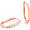 Mint & Lily Retro Box Huggie Hoop Earrings