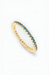 Mint & Lily September Birthstone Eternity Stacking Ring