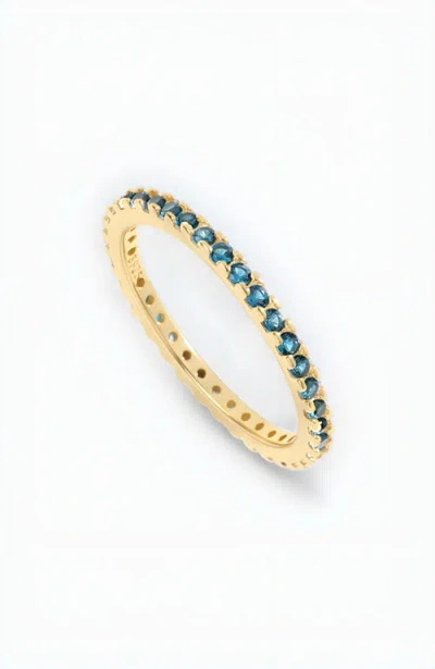 Mint & Lily September Birthstone Eternity Stacking Ring