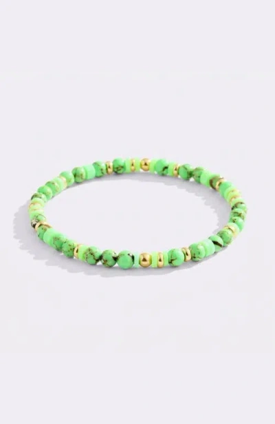 Mint & Lily Stacking Birthstone Beaded Bracelet In Purple