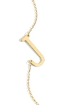 Mint & Lily Statement Initial Necklace