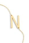 Mint & Lily Statement Initial Necklace