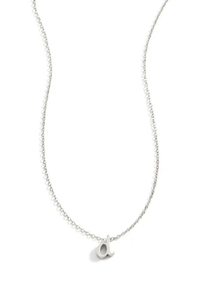 Mint & Lily Tiny Script Initial Necklace