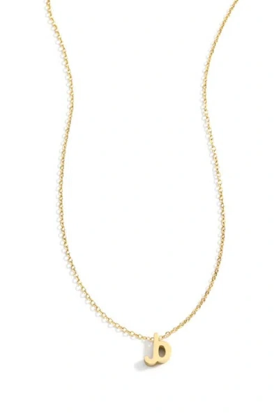 Mint & Lily Tiny Script Initial Necklace