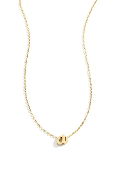 Mint & Lily Tiny Script Initial Necklace