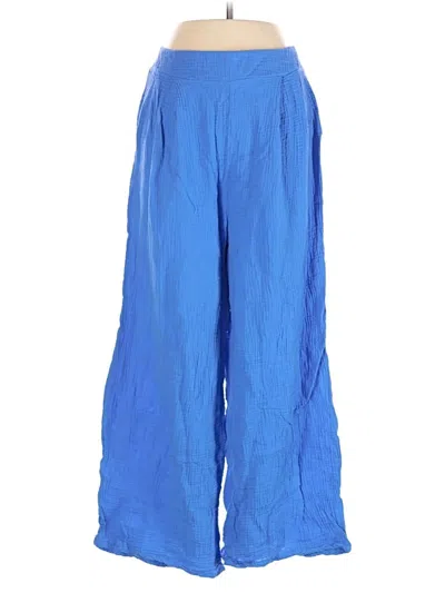 Pre-owned Mint & Major Casual Pants In Blue