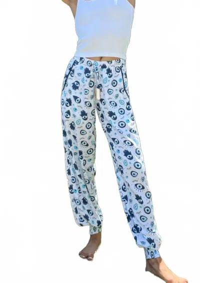 Mint Lucky Lounge Pants In Multi