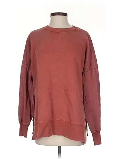 Pre-owned Mint Pullover Sweater In Burgundy