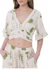 Mint The Empress Top In Green In Green