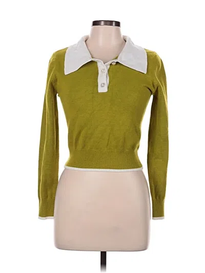 Pre-owned Mint Vanilla Pullover Sweater In Green