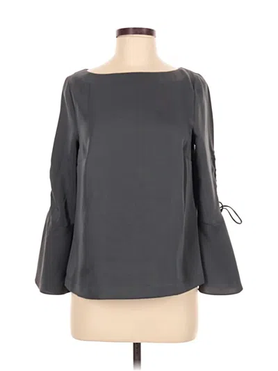 Pre-owned Mint Velvet 3/4 Sleeve Blouse In Gray