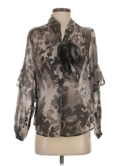 Mint Velvet 3/4 Sleeve Blouse In Brown