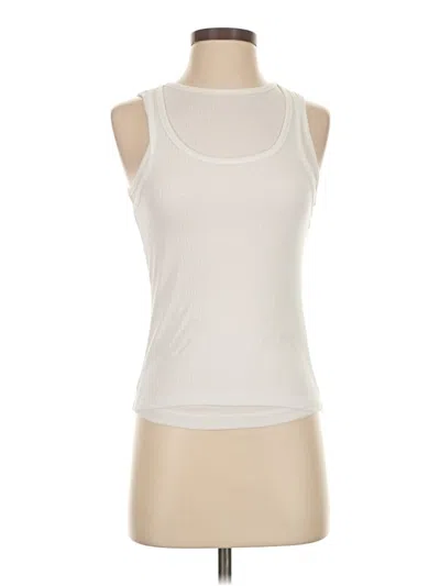 Pre-owned Mint Velvet Active Tank Top In White