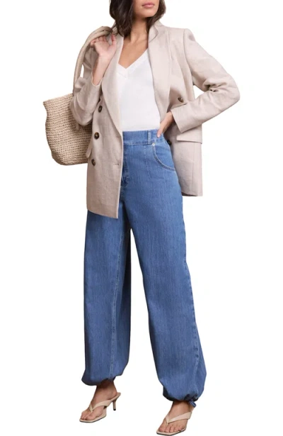 Mint Velvet Balloon Jeans In Blue