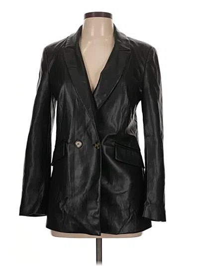 Pre-owned Mint Velvet Blazer Jacket In Black