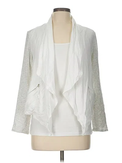 Pre-owned Mint Velvet Blazer Jacket In White