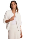 Mint Velvet Bomber Popper Jacket