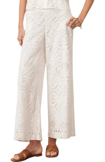 Mint Velvet Broderie Wide Trouser