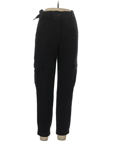 Pre-owned Mint Velvet Cargo Pants In Black