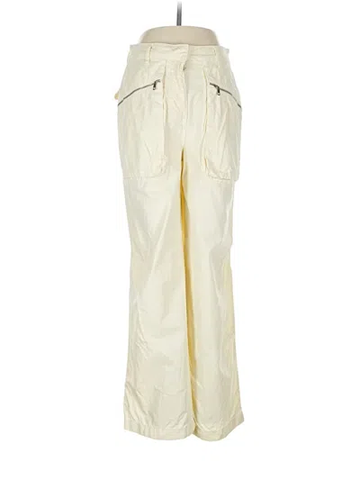 Pre-owned Mint Velvet Cargo Pants In White