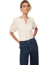 Mint Velvet Crochet Knit Top