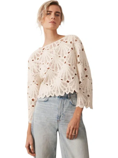 Mint Velvet Crochet Knited Top