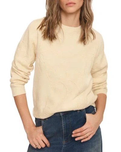 Mint Velvet Embroidered Sweatshirt In Yellow