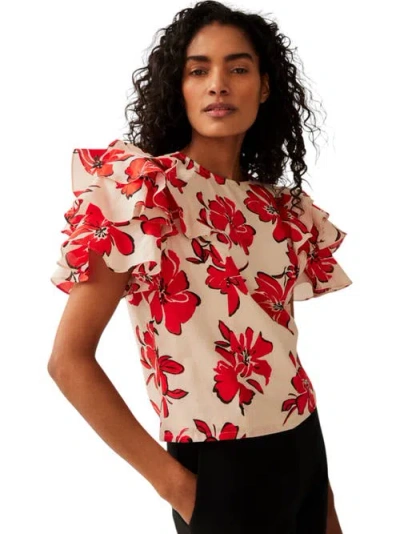 Mint Velvet Floral Print Top