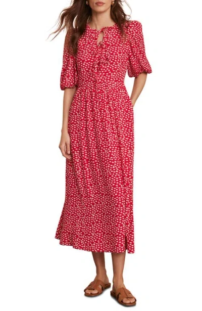 Mint Velvet Lips Print Midi Dress