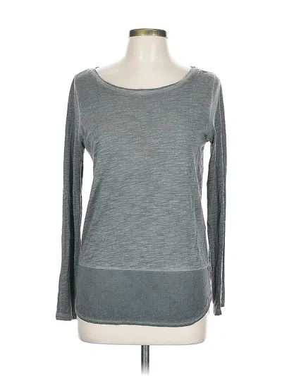 Pre-owned Mint Velvet Long Sleeve T-shirt In Gray