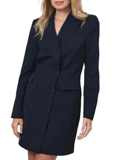 MINT VELVET MINT VELVET PINSTRIPE BLAZER MINI DRESS