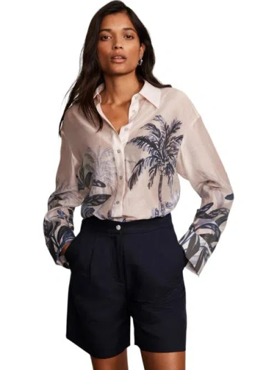 Mint Velvet Print Longline Shirt