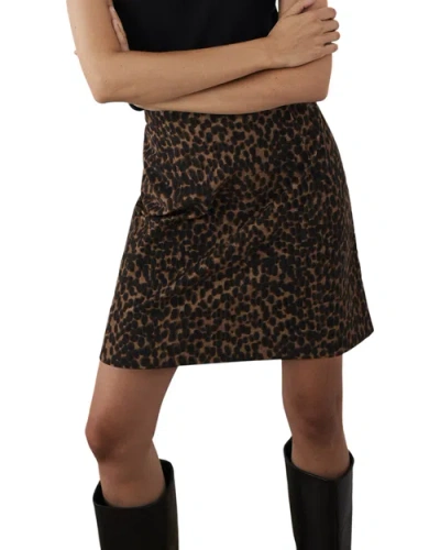 MINT VELVET MINT VELVET PRINT VELVET MINI SKIRT