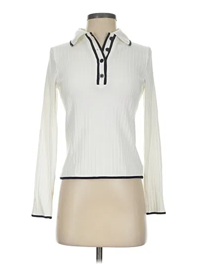 Pre-owned Mint Velvet Pullover Sweater In Ivory