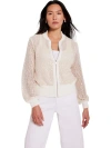Mint Velvet Sequin Bomber Jacket