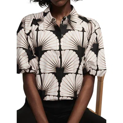 Mint Velvet Shell Print Shirt
