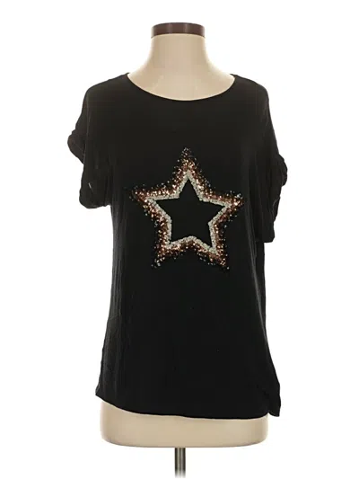 Pre-owned Mint Velvet Short Sleeve T-shirt In Black