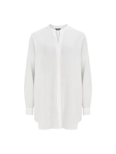 Mint Velvet Throw On Shirt In Ivory