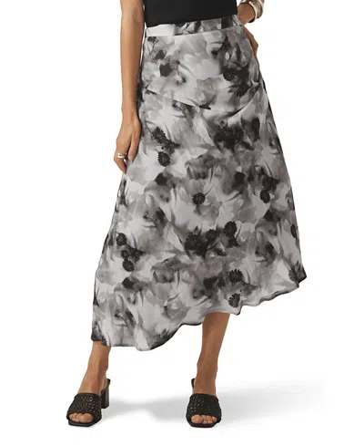 Mint Velvet Women's Floral Print Midi Skirt In Multi
