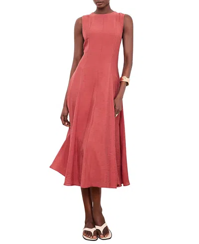 Mint Velvet Women's Luxe Sleeveless Midi Dress In Red