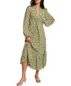 Mint Velvet Midi Dress In Green