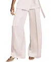 Mint Velvet Pleated Wide Leg Trousers In Pink