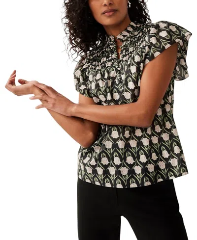 Mint Velvet Women's Print Cotton Blouse