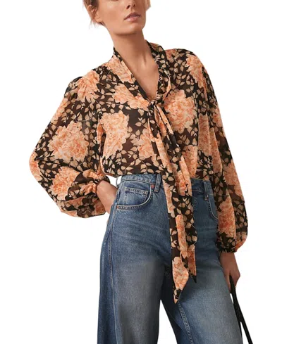 Mint Velvet Women's Printed Blouse Top