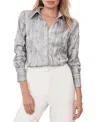 Mint Velvet Women's Sequin Embellished Shirt In Gray