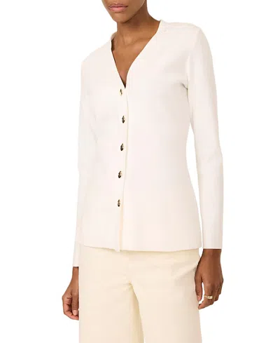 Mint Velvet Women's V Neck Longline Cardigan In Multi