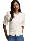 MINT VELVET MINT VELVET WOVEN SLEEVE CARDIGAN