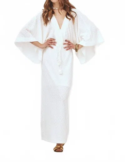 Mint Women's Bulan Knitted Maxi Dress In White