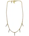 Minu Jewels Gold-tone Bar Charm Statement Necklace, 16" + 1" Extender In Gold