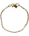 Minu Jewels Gold-tone Box Chain Link Bracelet In Gold